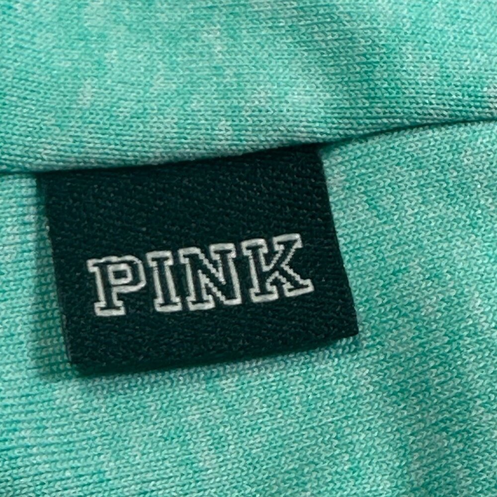 VICTORIA SECRET PINK Ultimate half zip pullover Size Medium Mint Activewear - Picture 7 of 15